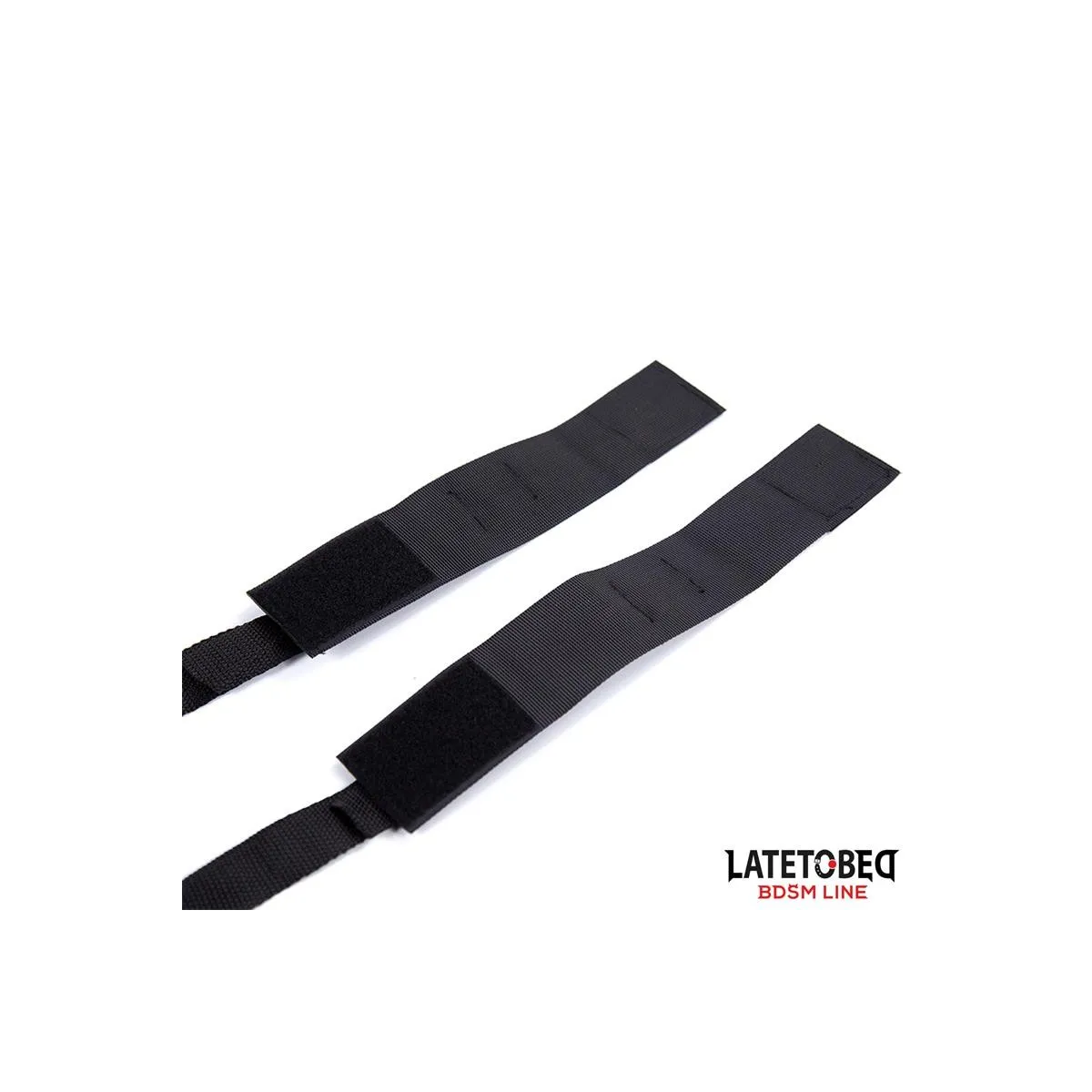 Nylon-Klettverschluss-Bettfesseln mit Kunststoffhaken von Latetobed BDSM Line | Fesselliebe.de
