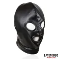 Unterwerfungshaube mit Verstellbaren Rückengurten von Latetobed BDSM Line