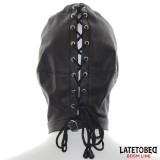 Unterwerfungshaube mit Verstellbaren Rückengurten von Latetobed BDSM Line | Fesselliebe.de