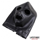 Unterwerfungshaube mit Verstellbaren Rückengurten von Latetobed BDSM Line | Fesselliebe.de