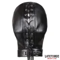 Unterwerfungshaube mit Verstellbaren Rückengurten von Latetobed BDSM Line