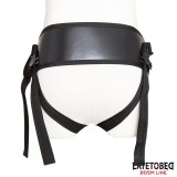 Strapon-Harness mit Breitem, Verstellbarem Gurt von Latetobed BDSM Line | Fesselliebe.de