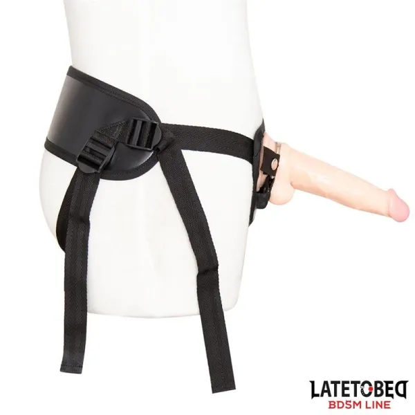 Strapon-Harness mit Breitem, Verstellbarem Gurt von Latetobed BDSM Line | Fesselliebe.de
