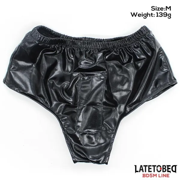 Elastischer Slip mit Vibrierendem Dildo, Einheitsgrösse von Latetobed BDSM Line | Fesselliebe.de