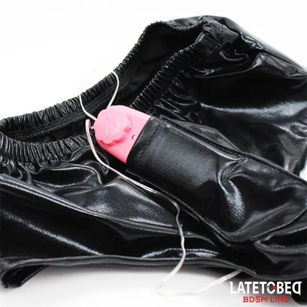 Elastischer Slip mit Vibrierendem Dildo, Einheitsgrösse von Latetobed BDSM Line | Fesselliebe.de