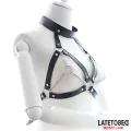 Bondage-Gurtzeug mit Offenen Cups und Ketten von Latetobed BDSM Line