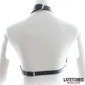 Bondage-Gurtzeug mit Offenen Cups und Ketten von Latetobed BDSM Line