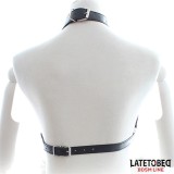 Bondage-Gurtzeug mit Offenen Cups und Ketten von Latetobed BDSM Line | Fesselliebe.de