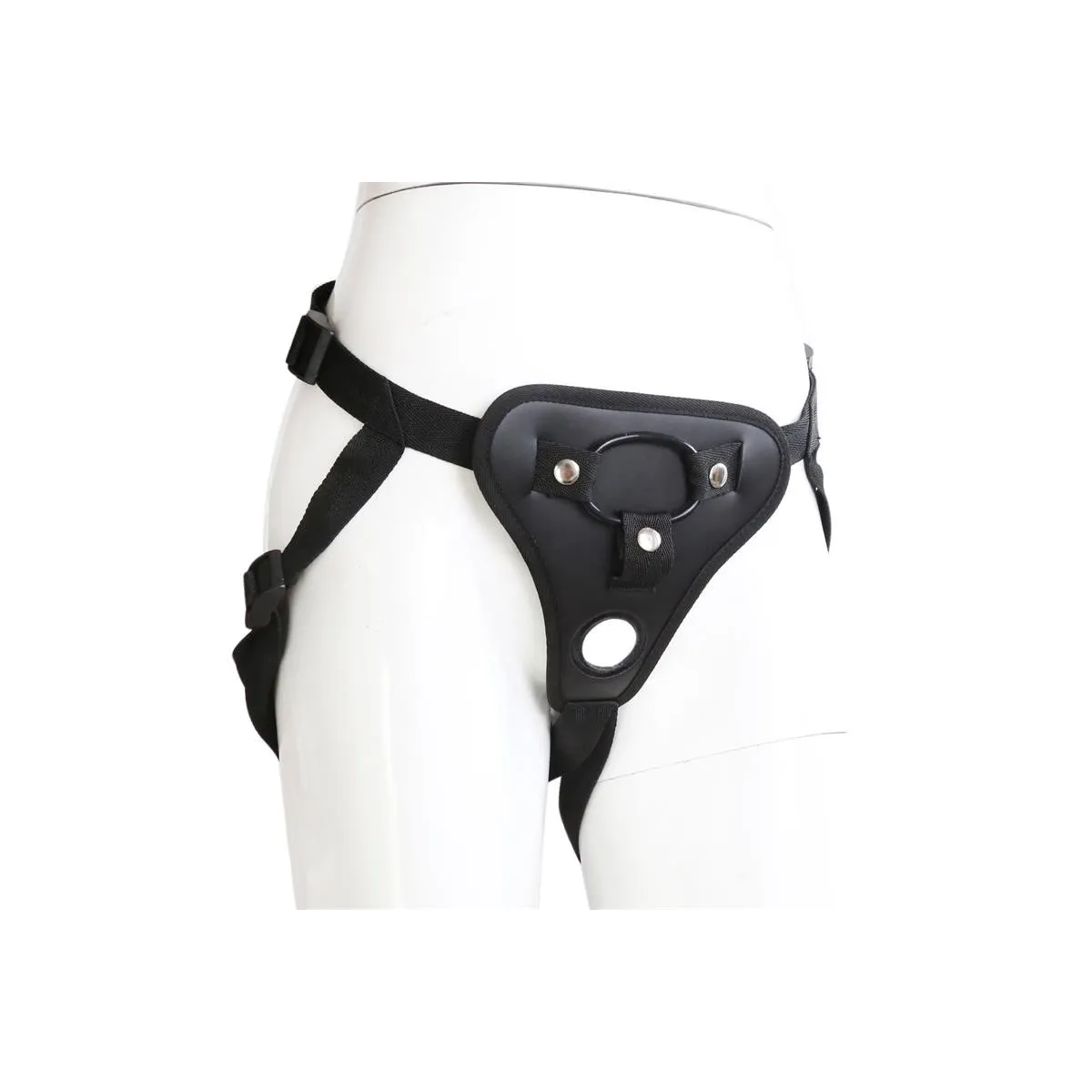 Neopren-Umschnalldildo mit Verstellbarem Silikonring von Latetobed BDSM Line | Fesselliebe.de