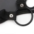 Neopren-Umschnalldildo mit Verstellbarem Silikonring von Latetobed BDSM Line