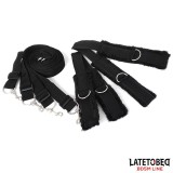 Lange Samt-Bondage-Fesseln für Das Bett, Verstellbar von Latetobed BDSM Line | Fesselliebe.de