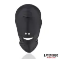 Vollständige Abdeckhaube mit Reissverschluss Im Mundbereich von Latetobed BDSM Line