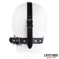 Gesichtsgeschirr mit Toilettendeckel-Knebel, Verstellbar von Latetobed BDSM Line
