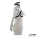 Bondage-BH mit Knebel und Nippelklemmen von Latetobed BDSM Line