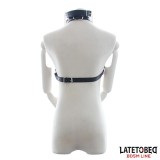Bondage-BH mit Knebel und Nippelklemmen von Latetobed BDSM Line | Fesselliebe.de