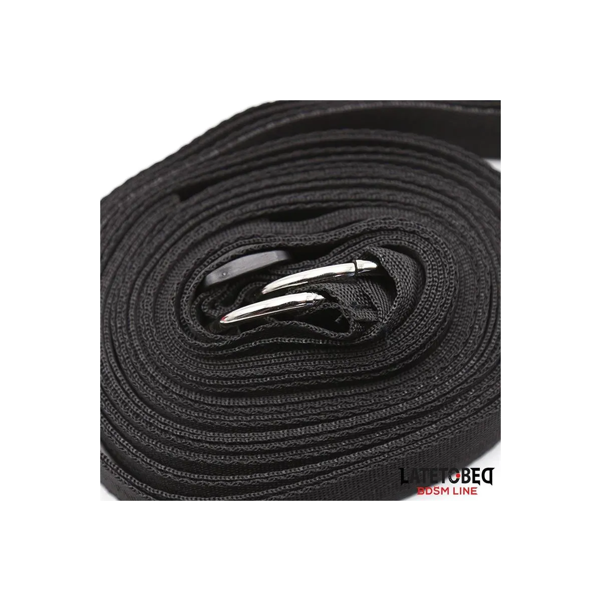 Bettfessel-Set mit Augenbinde, Verstellbare Manschetten von Latetobed BDSM Line | Fesselliebe.de