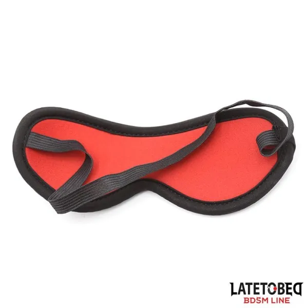 Bettfessel-Set mit Augenbinde, Verstellbare Manschetten von Latetobed BDSM Line | Fesselliebe.de