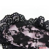 2-Teiliges Set aus Spitzen-Augenbinde und Handschellen von Latetobed BDSM Line | Fesselliebe.de