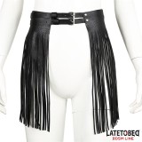 Kurzer Shake-Fransenrock von Latetobed BDSM Line | Fesselliebe.de