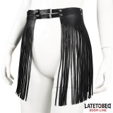Kurzer Shake-Fransenrock von Latetobed BDSM Line | Fesselliebe.de
