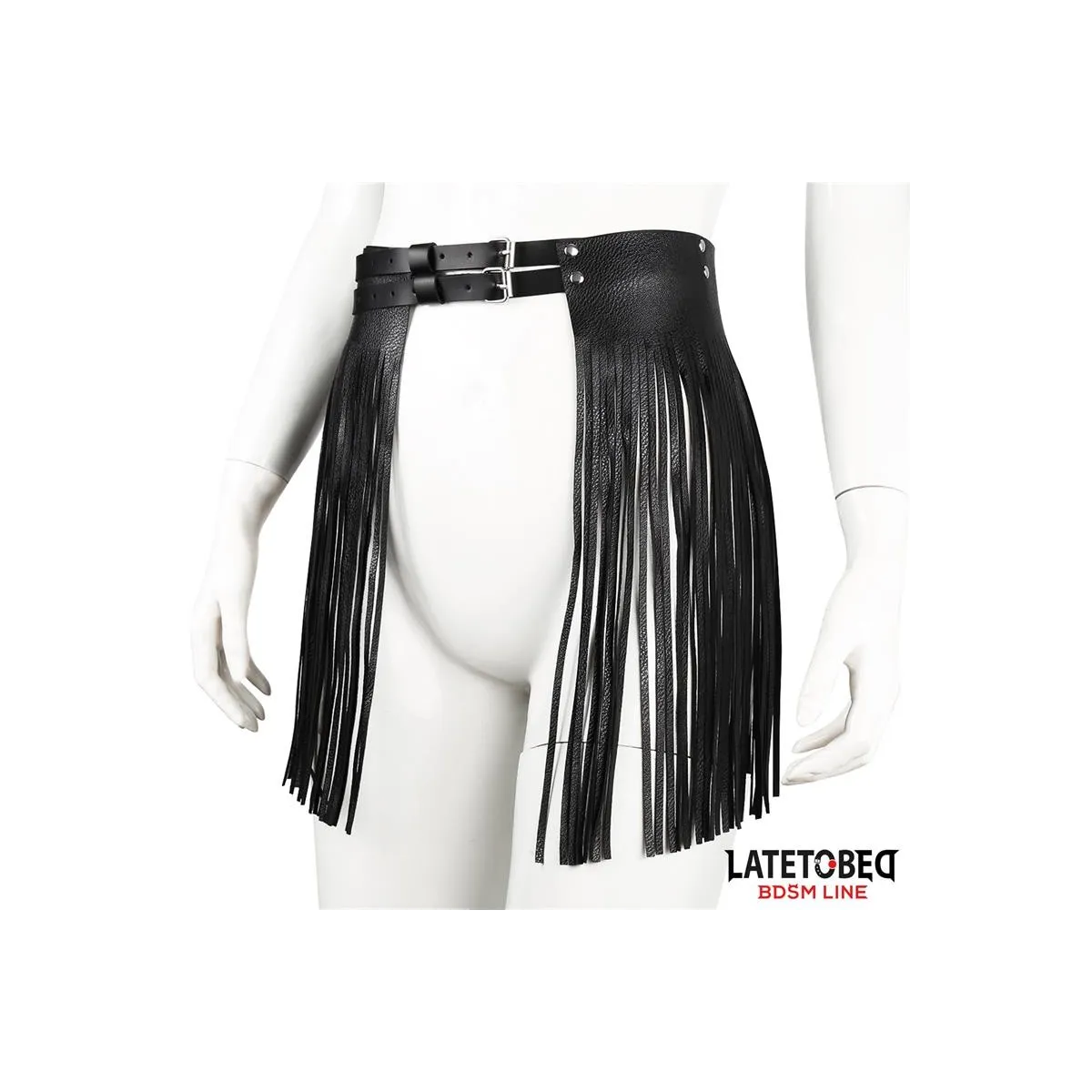Kurzer Shake-Fransenrock von Latetobed BDSM Line | Fesselliebe.de