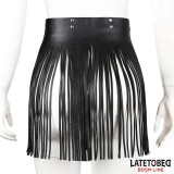 Kurzer Shake-Fransenrock von Latetobed BDSM Line | Fesselliebe.de
