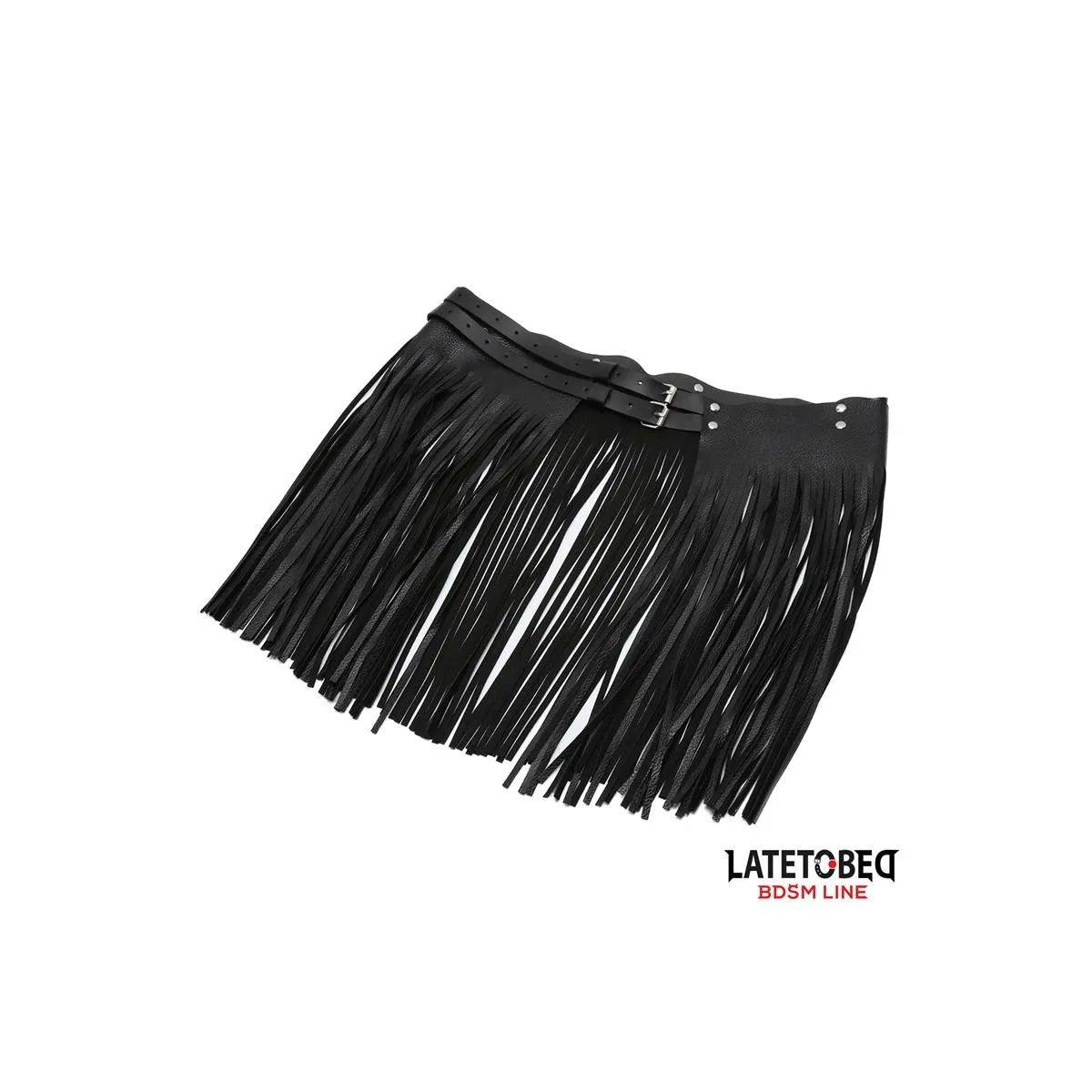 Kurzer Shake-Fransenrock von Latetobed BDSM Line | Fesselliebe.de
