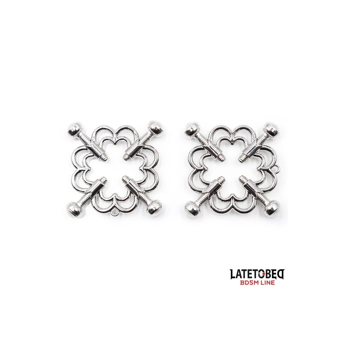 Metall-Nippelklemmen, Verstellbar von Latetobed BDSM Line | Fesselliebe.de