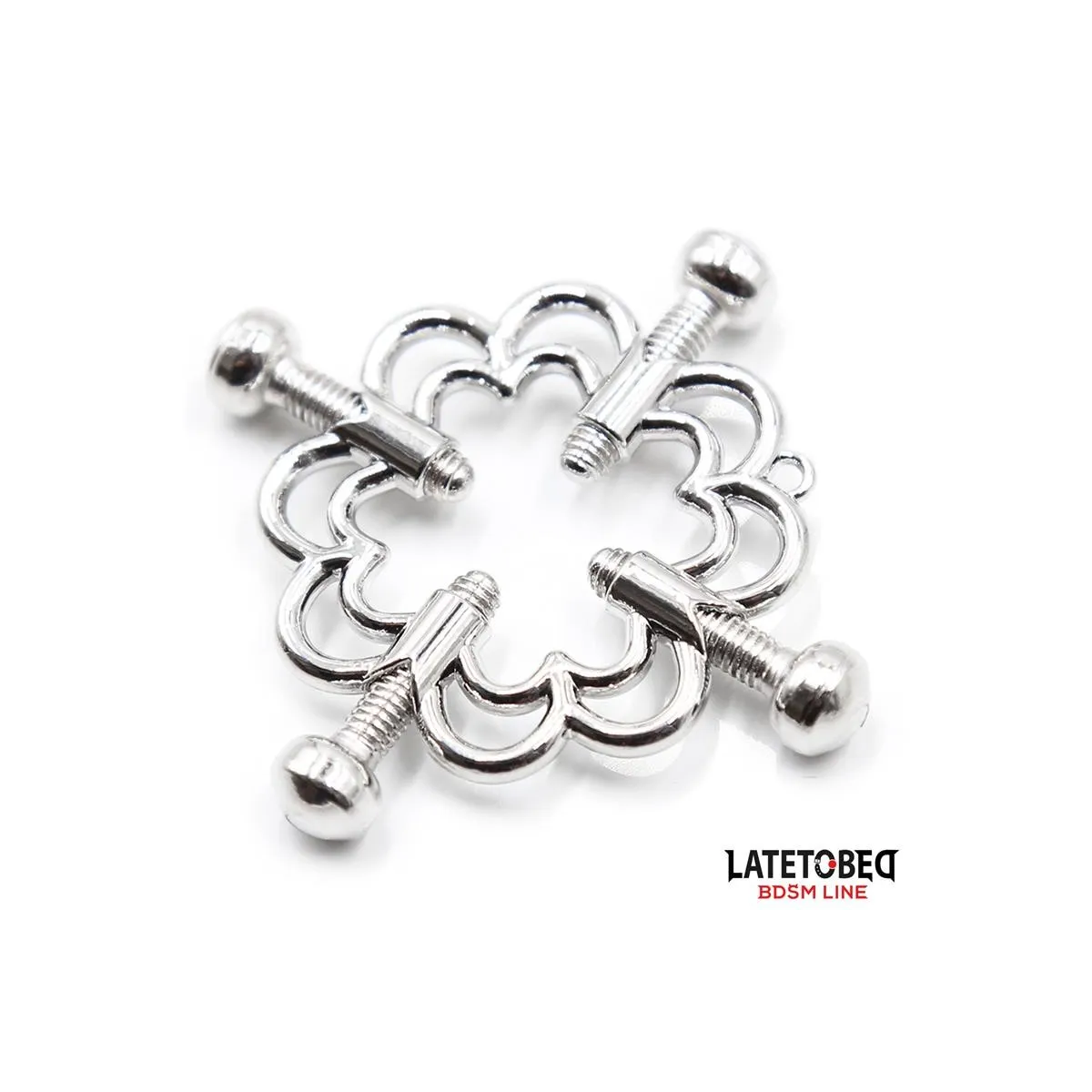 Metall-Nippelklemmen, Verstellbar von Latetobed BDSM Line | Fesselliebe.de