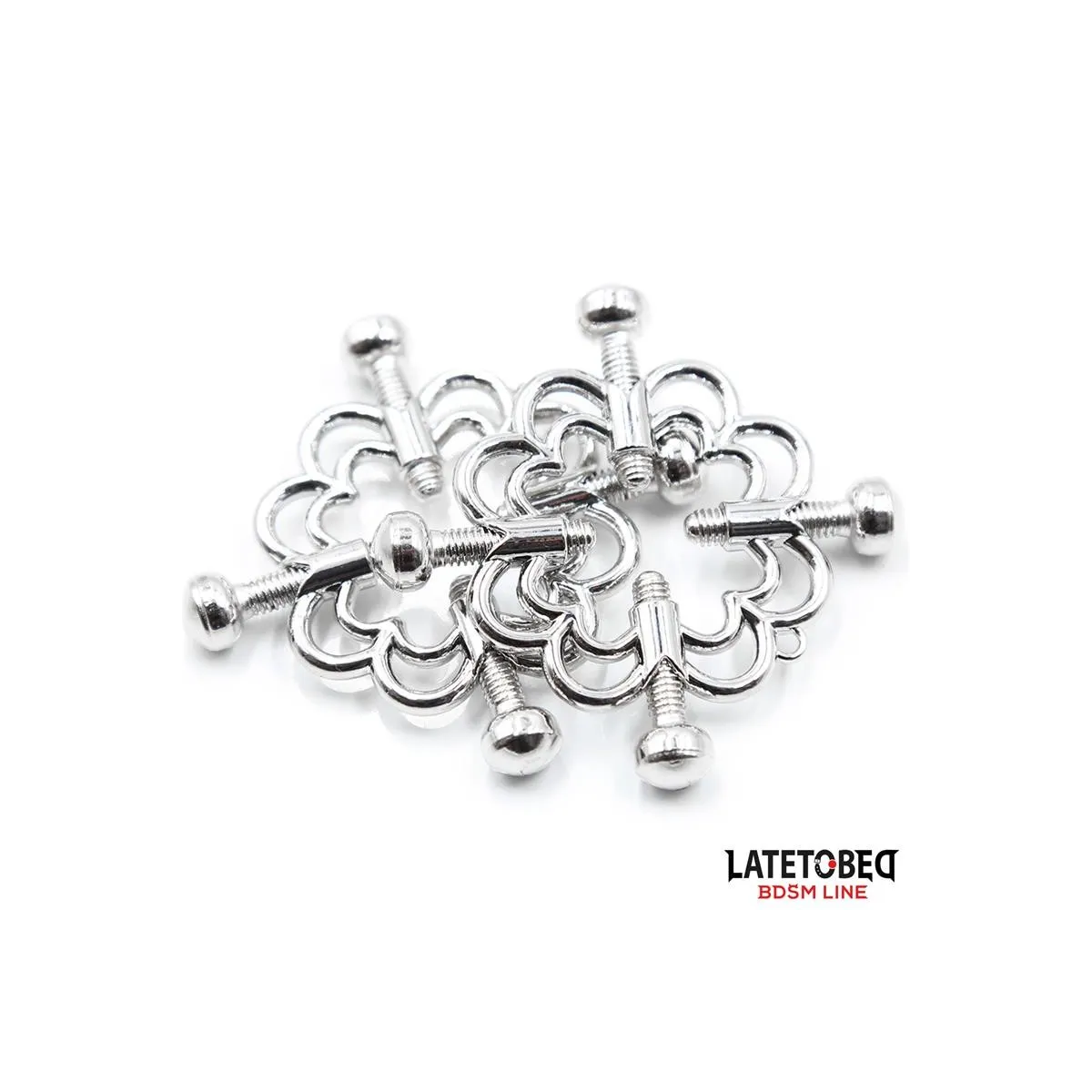 Metall-Nippelklemmen, Verstellbar von Latetobed BDSM Line | Fesselliebe.de