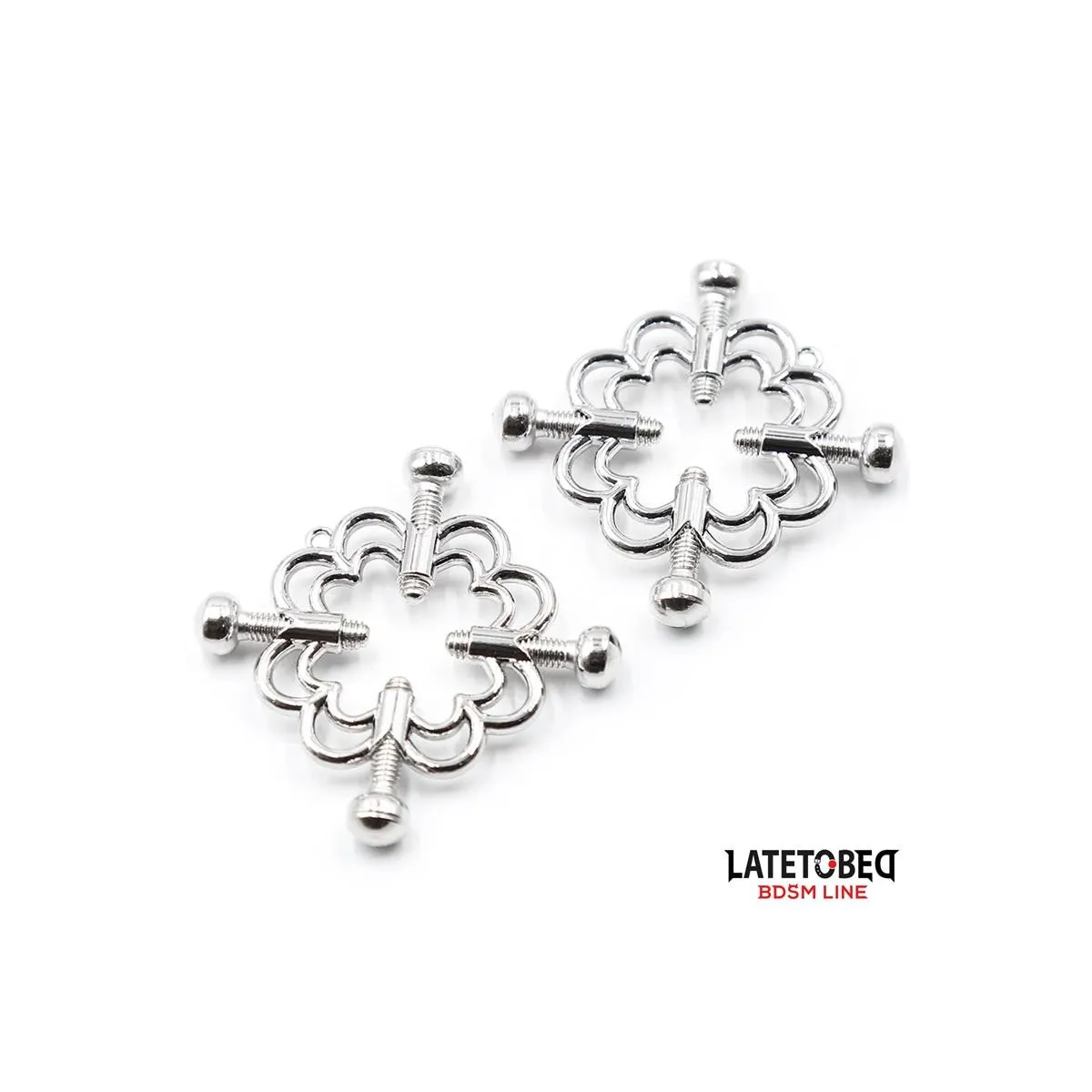 Metall-Nippelklemmen, Verstellbar von Latetobed BDSM Line | Fesselliebe.de