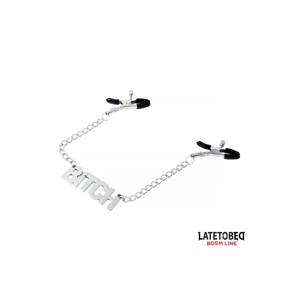 Nippelklemmen mit Kette - Bitch von Latetobed BDSM Line | Fesselliebe.de