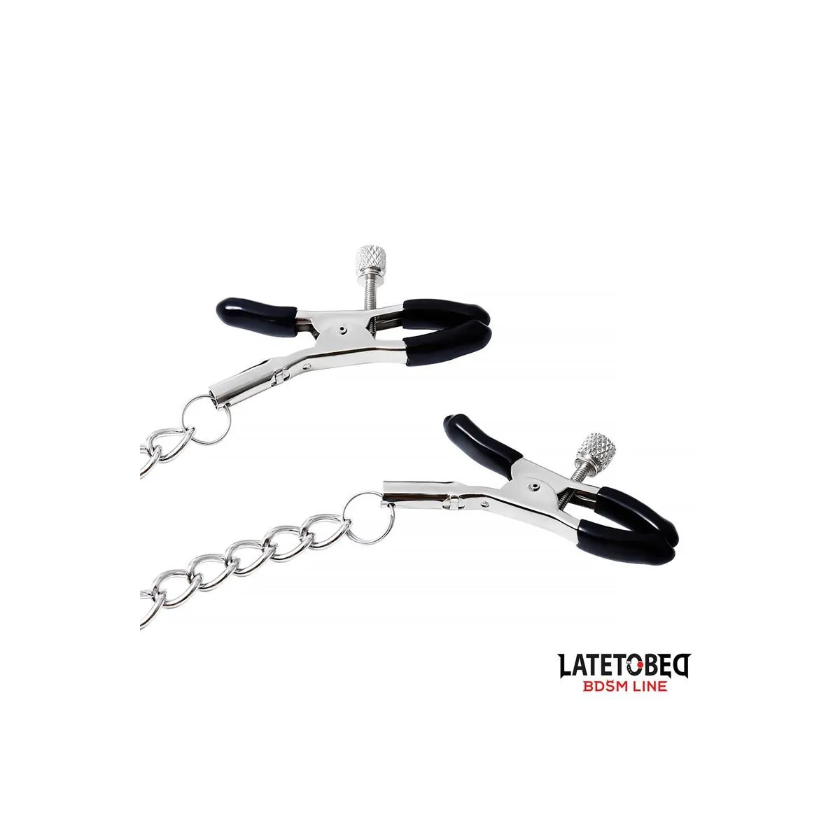 Nippelklemmen mit Kette - Bitch von Latetobed BDSM Line | Fesselliebe.de