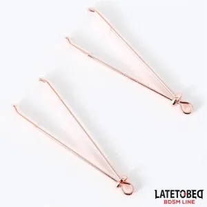Nippelklemmen Farbe Roségold von Latetobed BDSM Line | Fesselliebe.de