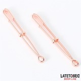 Nippelklemmen Farbe Roségold von Latetobed BDSM Line | Fesselliebe.de