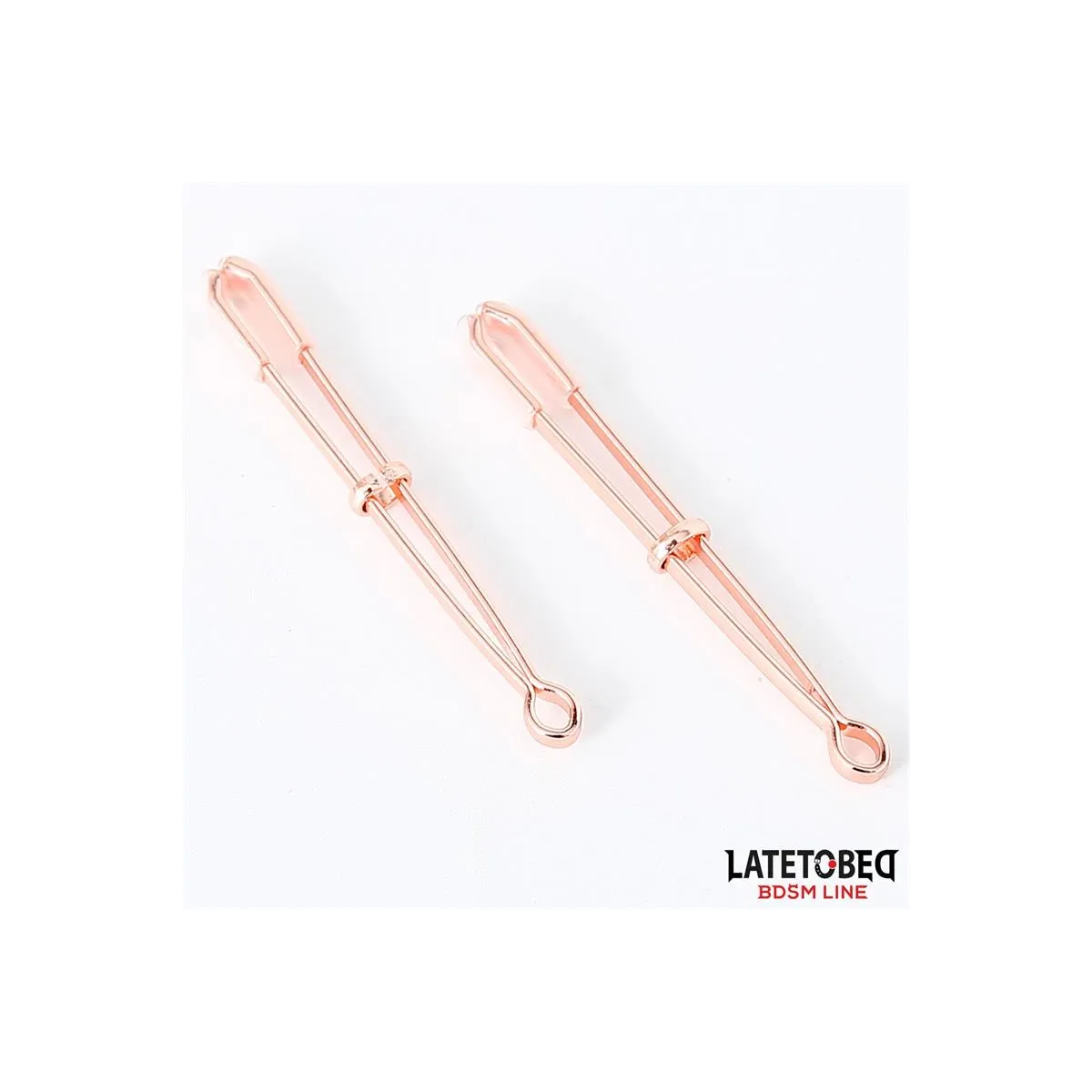 Nippelklemmen Farbe Roségold von Latetobed BDSM Line | Fesselliebe.de