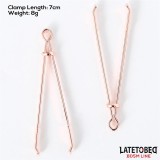 Nippelklemmen Farbe Roségold von Latetobed BDSM Line | Fesselliebe.de