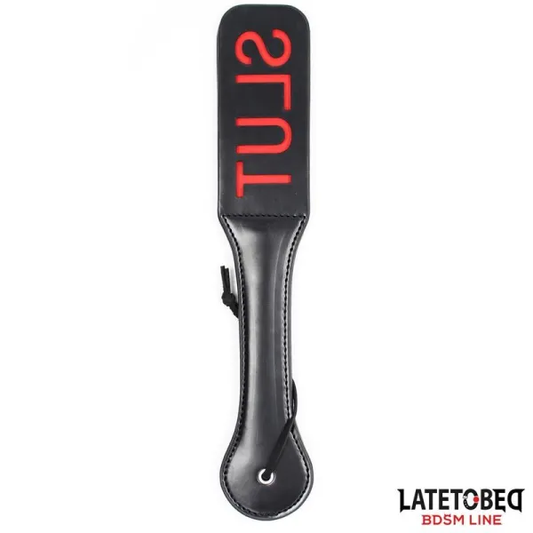 Doppellagiges Paddel „SLUT” 32 cm von Latetobed BDSM Line | Fesselliebe.de