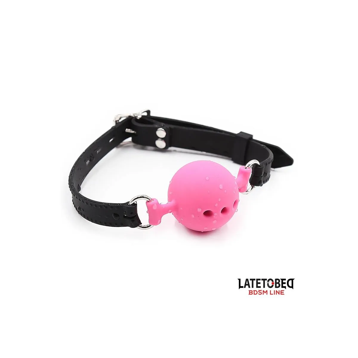 Atmungsaktiver Silikon-Ballknebel S – 4 cm von Latetobed BDSM Line | Fesselliebe.de