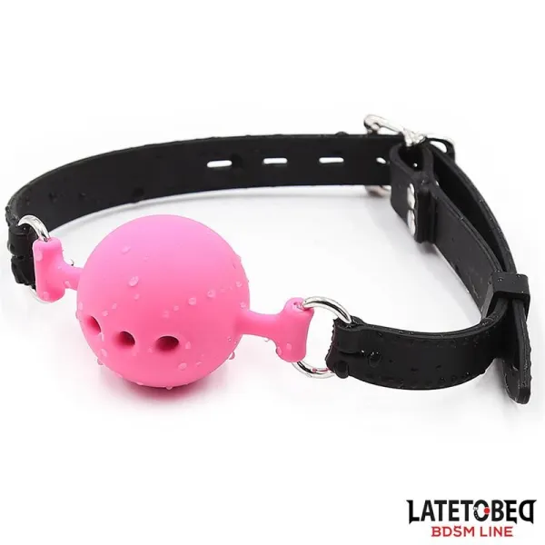 Atmungsaktiver Silikon-Ballknebel S – 4 cm von Latetobed BDSM Line | Fesselliebe.de