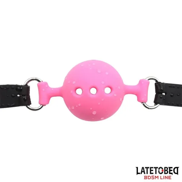 Atmungsaktiver Silikon-Ballknebel S – 4 cm von Latetobed BDSM Line | Fesselliebe.de