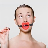 Lippenknebel, Mundförmig, Verstellbar 39-58 cm von Latetobed BDSM Line | Fesselliebe.de