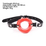 Lippenknebel, Mundförmig, Verstellbar 39-58 cm von Latetobed BDSM Line | Fesselliebe.de