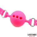 Atmungsaktiver Ballknebel aus Silikon S – 4 cm von Latetobed BDSM Line