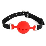 Atmungsaktiver Ballknebel aus Silikon S – 4 cm von Latetobed BDSM Line | Fesselliebe.de