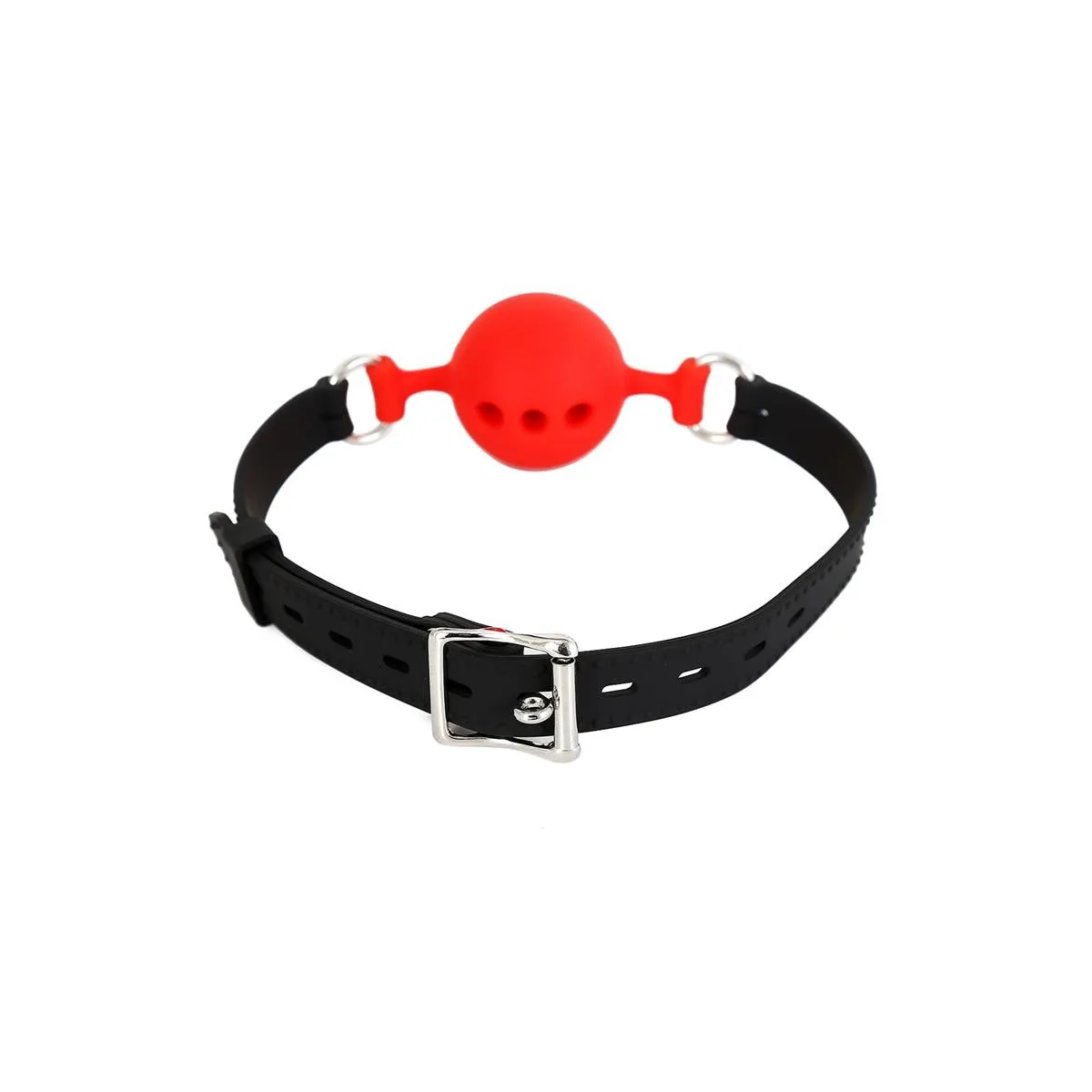 Atmungsaktiver Ballknebel aus Silikon S – 4 cm von Latetobed BDSM Line | Fesselliebe.de