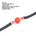 Atmungsaktiver Ballknebel aus Silikon S – 4 cm von Latetobed BDSM Line