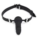 Verstellbarer Dildo-Ballknebel aus Silikon 36-52 cm von Latetobed BDSM Line