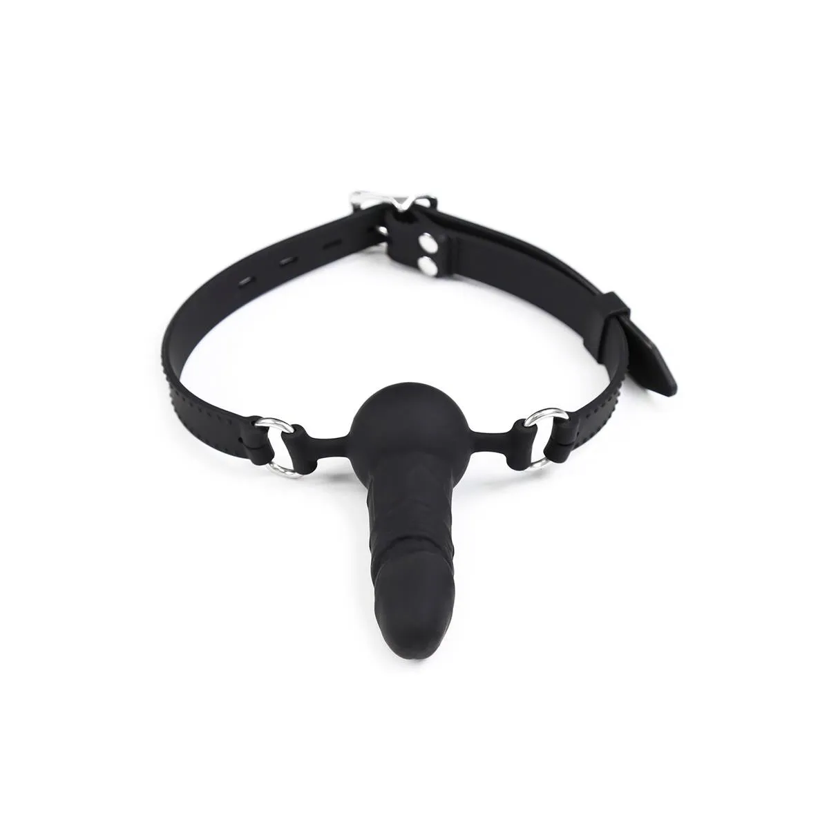 Verstellbarer Dildo-Ballknebel aus Silikon 36-52 cm von Latetobed BDSM Line | Fesselliebe.de