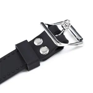 Verstellbarer Dildo-Ballknebel aus Silikon 36-52 cm von Latetobed BDSM Line